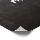 Poster de typographie de tableau, devis personnali (Coin)