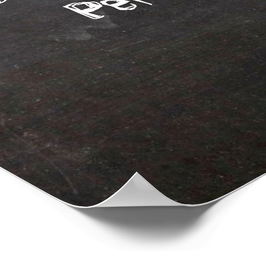 Poster de typographie de tableau, devis personnali (Coin)