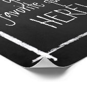 Poster de typographie du tableau de bord de vos pr (Coin)