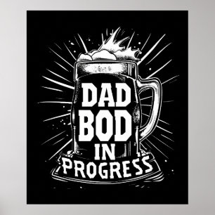 Poster de typographie moderne - "Ad Bod en cours