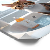 poster De ultieme badkuipervaring van de kat (Hoek)