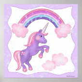 Poster de Unicorne violette (Devant)