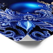 Poster de vacances décoratif bleu (Coin)