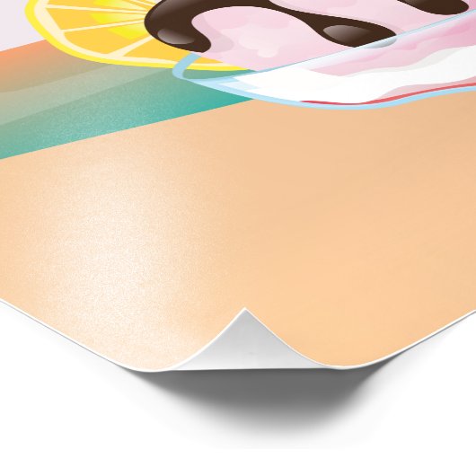 Poster de vacances Pipa Beach Brésil (Coin)