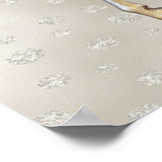 Poster de vacances Reindeer Sleigh (Coin)