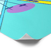 Poster de vacances Retro Ski (Coin)