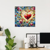 Poster de Valentine Hearts (Bureau à domicile)