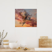 Poster de valeur Sunset Pegasus 24"x20", options d (Cuisine)