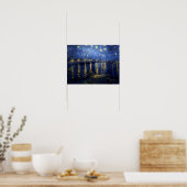 Poster de Van Gogh Starry Night Over Rhone (Cuisine)