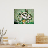 Poster de Van Gogh Vase avec Roses Roses Roses Ros (Cuisine)
