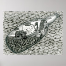 Poster de Vannak dans une bouteille
