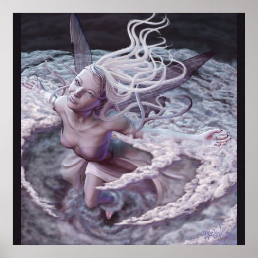 Poster de vapeur (carré) (Devant)