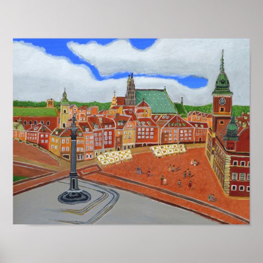 Poster de Varsovie, Pologne (Devant)