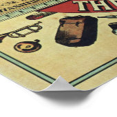 Poster de vélo Columbia Vintage Penny Farthing (Coin)