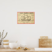 Poster de vélo de la Ligue 1894 (Cuisine)