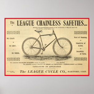 Poster de vélo de la Ligue 1894