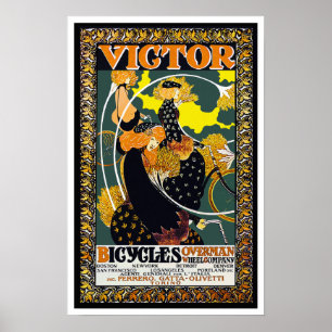 Poster de vélo : Victor Bicycles - William Bradley