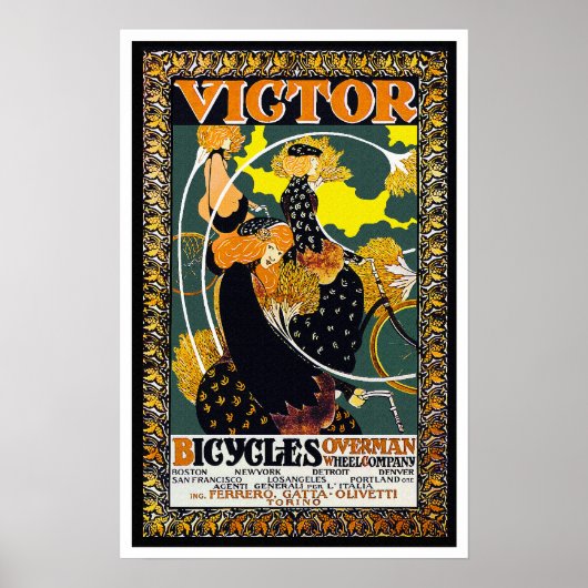 Poster de vélo : Victor Bicycles - William Bradley (Devant)