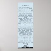 Poster de vélos (Devant)