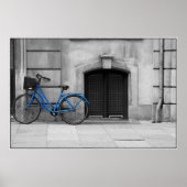 Poster de vélos bleu (Devant)