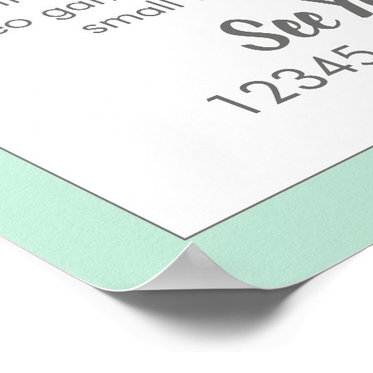 Poster de vente de triage - Pastel Deer Antlers (Coin)