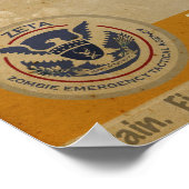 Poster de victoire ZETA Zombie (Coin)