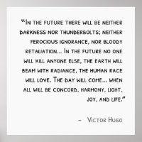 Poster de Victor Hugo