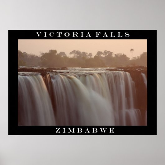 Poster de Victoria Falls Sunrise (Devant)