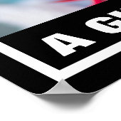 POSTER DE VIE DE FILLE DE BÉBÉ SOURIANT PRO-VIE (Coin)