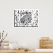 Poster de Vie marine de poisson tropical do-it-you (Cuisine)