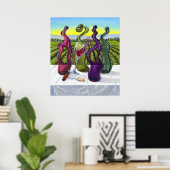 Poster de vin de la marque Odd (Bureau à domicile)