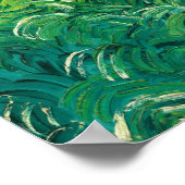 Poster de Vincent Van Gogh Green Wheatfield (Coin)