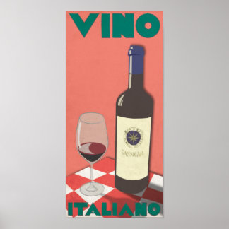 Poster de Vino Italiano