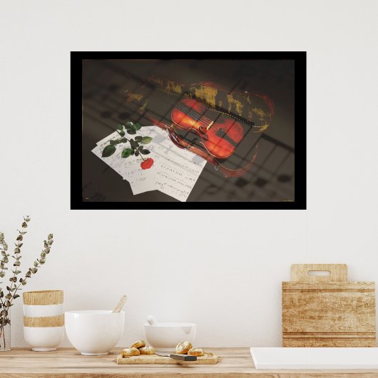 Poster de violon (Cuisine)