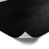Poster de violon 20x16 - B/W (Coin)
