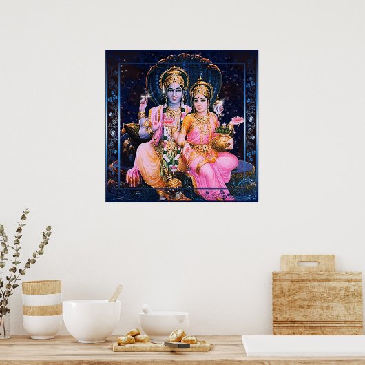 Poster de Vishnu & Lakshmi (Cuisine)