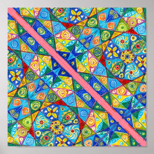 Poster de vision Abstraite (Devant)