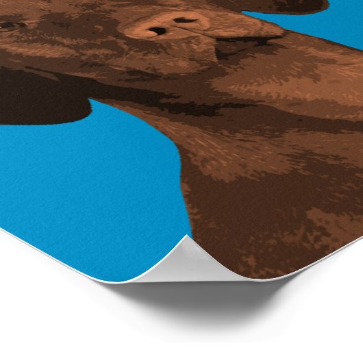 Poster de Vizsla Pop-Art (Coin)