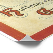 Poster de voeux Halloween vintage (Coin)