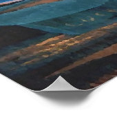 Poster de voile CricketDiane - Bateau dans la baig (Coin)