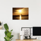 Poster de voile "Daring to Begin" (Bureau à domicile)