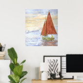 Poster de voile de jour (Bureau à domicile)