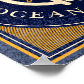 Poster de voile vintage (Coin)