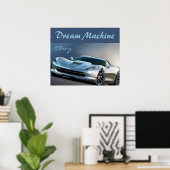 Poster de voiture 20" x 24" (Bureau à domicile)