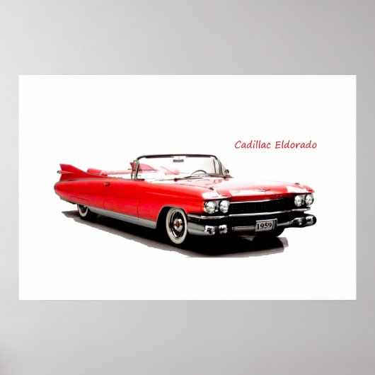 Poster de voiture classique (Devant)