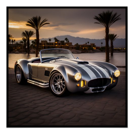 Poster de voiture de course de Matte - Perfect Wal (Devant)
