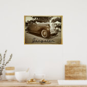 Poster de voiture de la mafia Gangster Lowrider Bo (Cuisine)