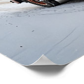 Poster de voiture d'hiver (Coin)