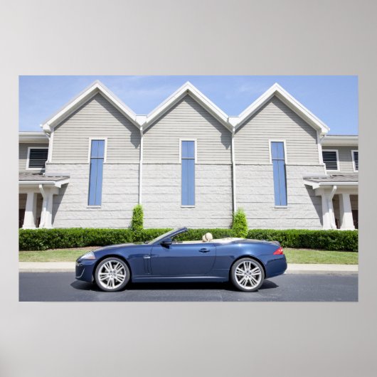 Poster de voiture Jaguar (Devant)