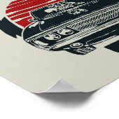 Poster de voiture musculaire (Coin)